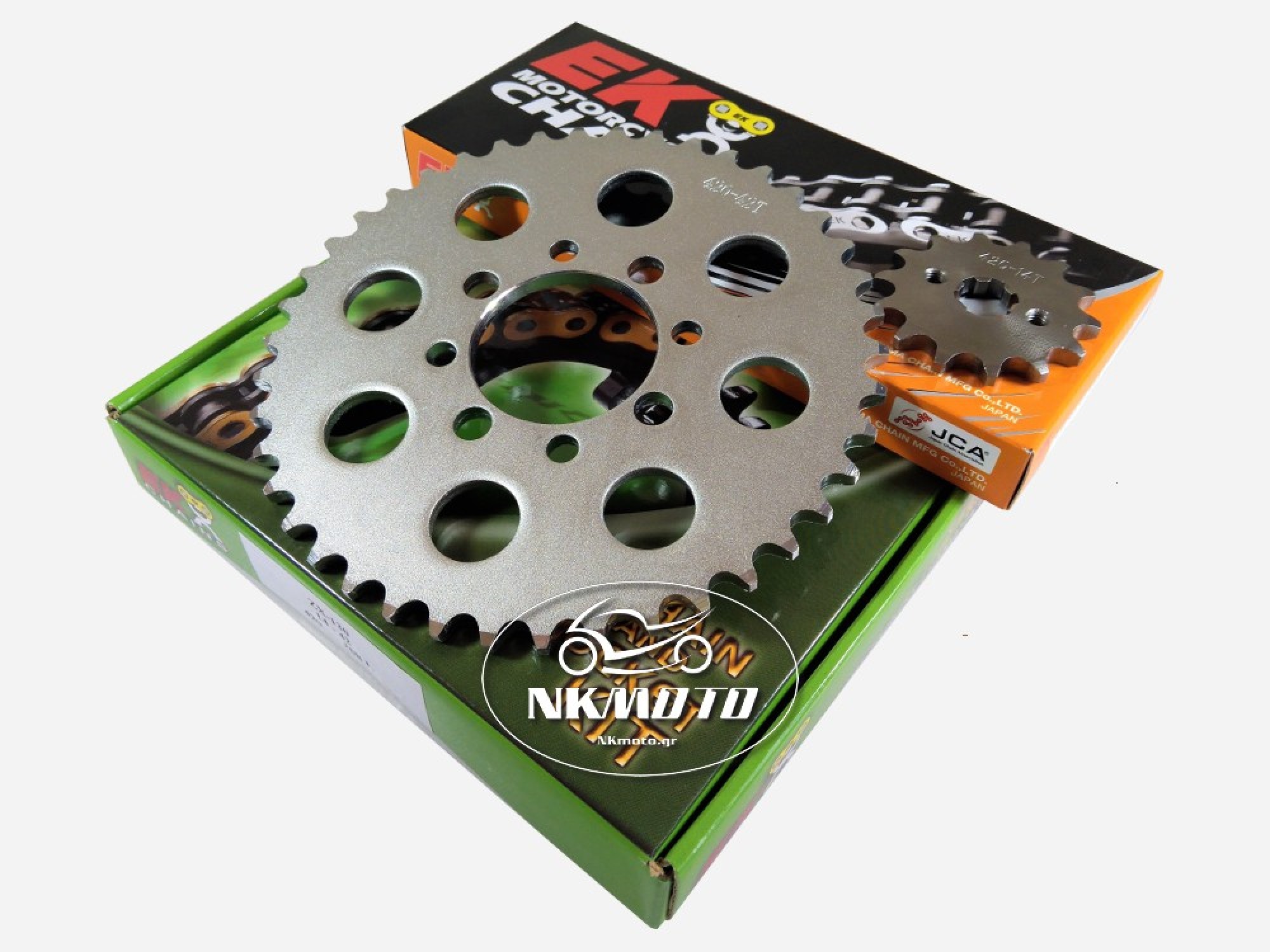 Αλυσίδα γρανάζια Zx 130 Kawasaki Ek Japan Αλυσιδογράναζα NKmoto