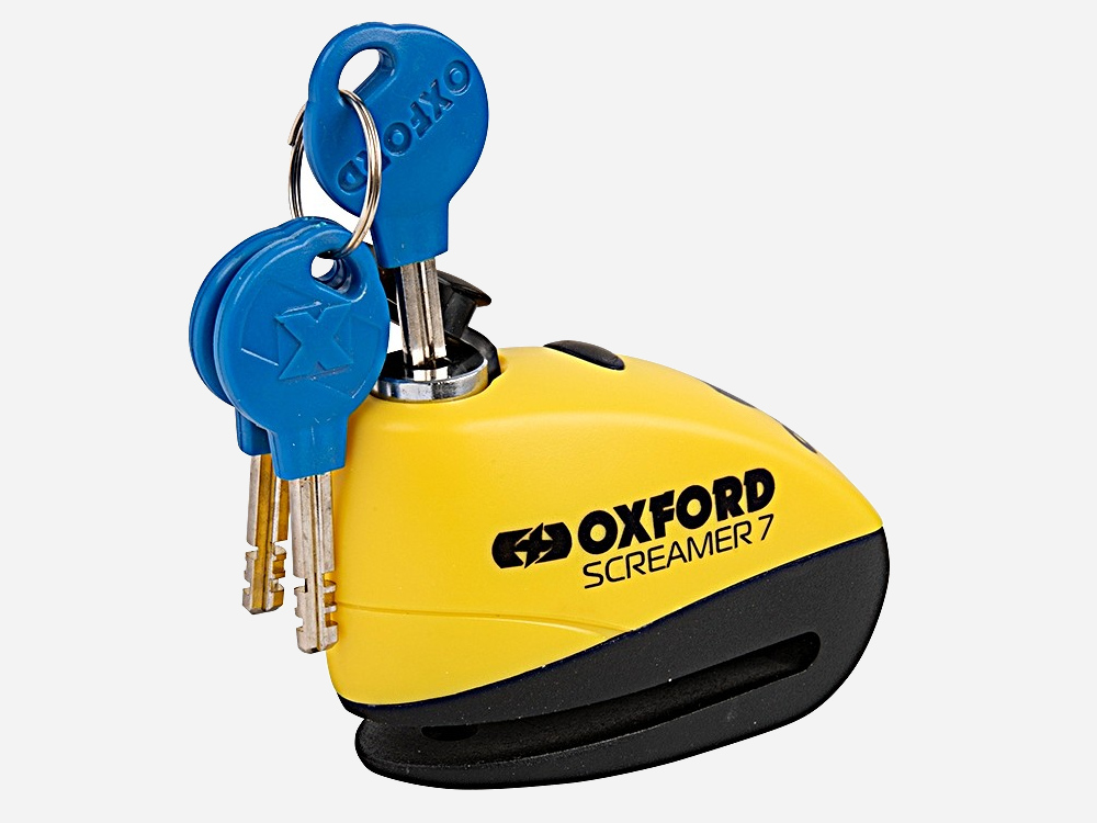 ΚΛΕΙΔΑΡΙΑ ΔΙΣΚΟΦΡΕΝΟΥ ΜΕ ΣΥΝΑΓΕΡΜΟ SCREAMER 7 ΚΙΤΡΙΝΗ/ΜΑΥΡΗ OXFORD 