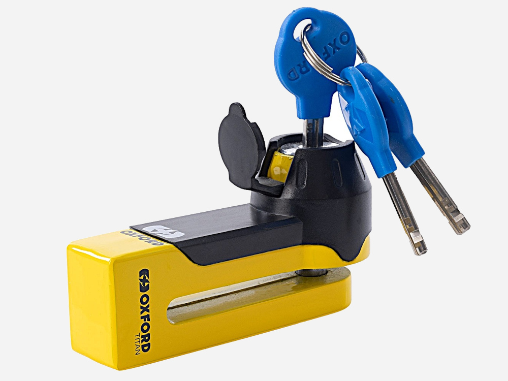 ΚΛΕΙΔΑΡΙΑ ΔΙΣΚΟΦΡΕΝΟΥ TITAN 10MM ΚΙΤΡΙΝΗ ΜΕ ΤΣΑΝΤΑΚΙ OXFORD