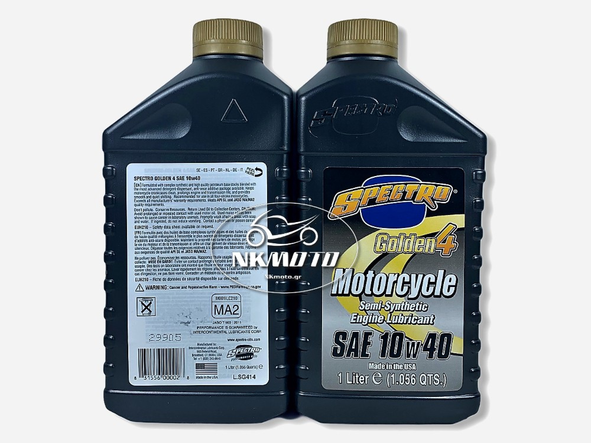 Λάδι Golden 10w-40 Ημισυνθετικό Spectro - NKmoto