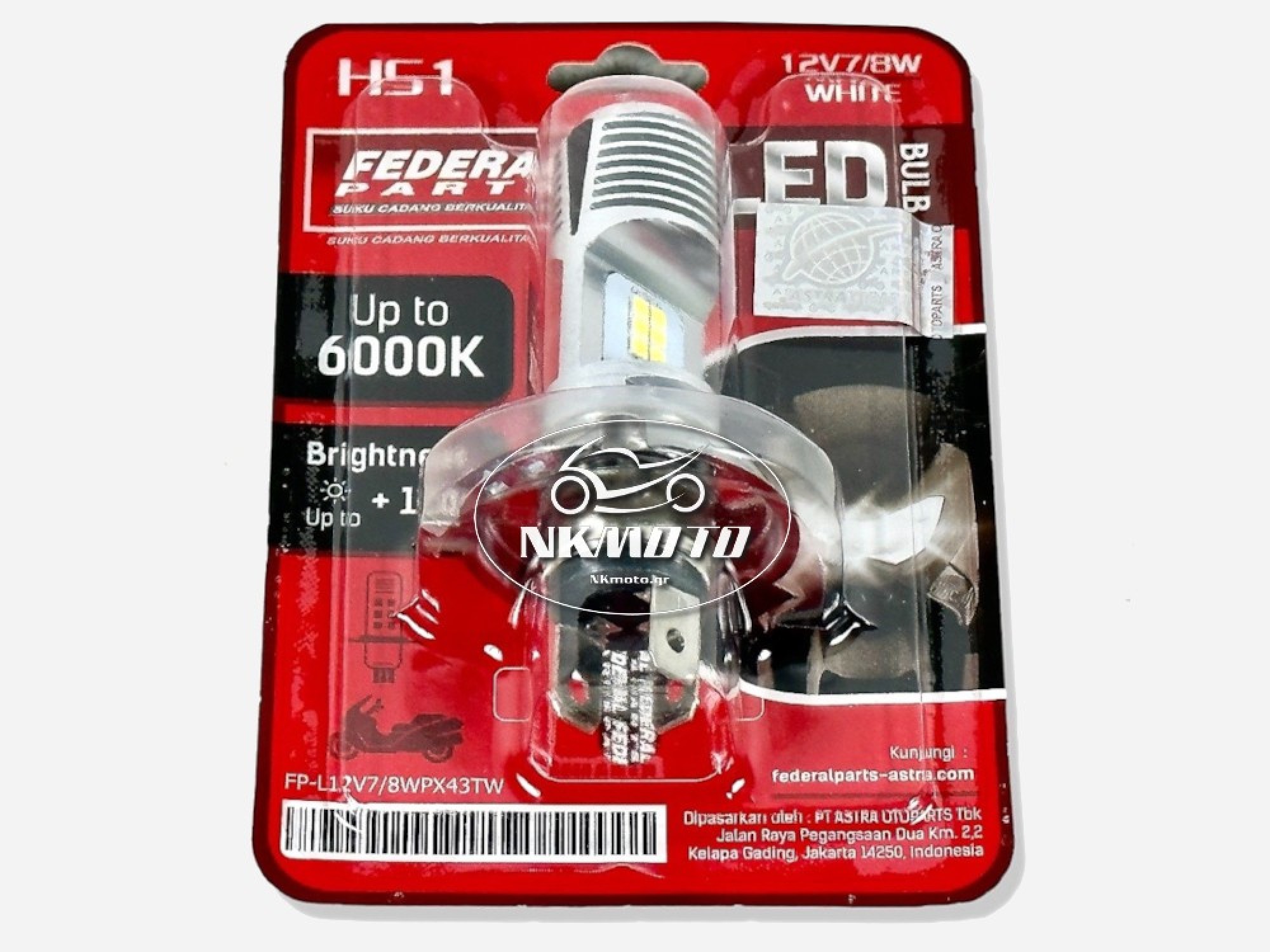 ΛΑΜΠΑ HS1 LED FEDERAL - NKmoto