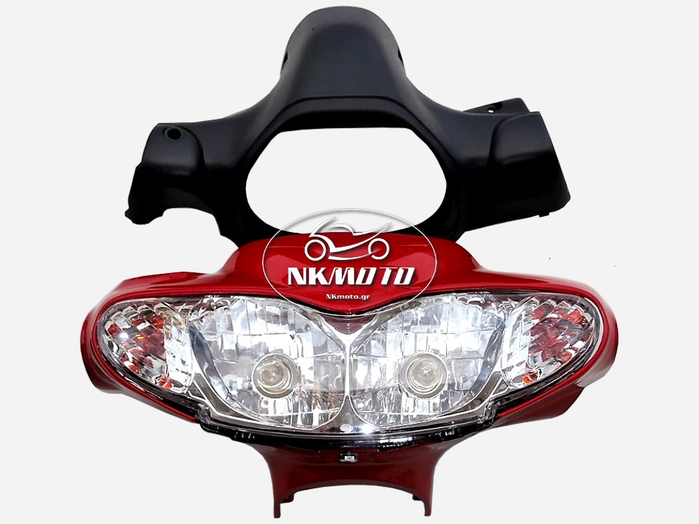 ΜΑΣΚΑ ΦΑΝΑΡΙΟΥ CRYPTON R 115 ΣΕΤ ΚΟΚΚΙΝΗ