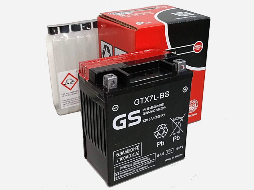 ΜΠΑΤΑΡΙΑ GTX7L-BS (YTX7L-BS) GS ΜΠΑΤΑΡΙΑ GTX7L-BS (YTX7L-BS) GS