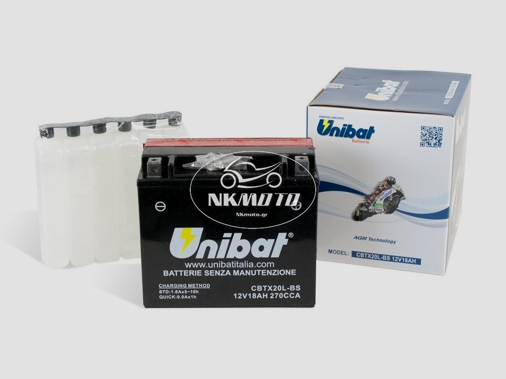 ΜΠΑΤΑΡΙΑ YTX20L-BS UNIBAT