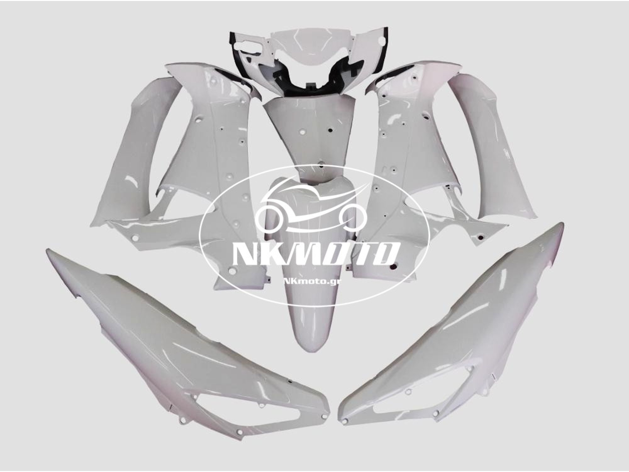 Κουστούμι Honda innova 125 injection λευκό - Σετ πλαστικά