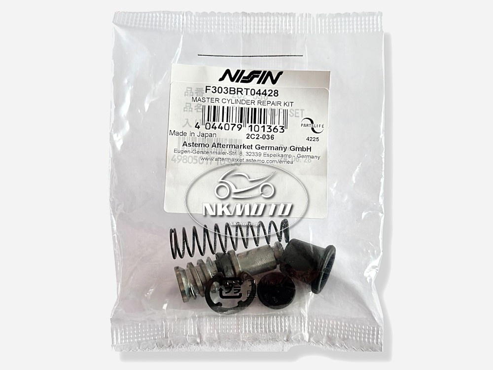 ΣΕΤ ΕΠΙΣΚΕΥΗΣ ΤΡΟΜΠΑΣ ΦΡΕΝΟΥ DL 650 V STROM 07-11 ΕΜΠΡΟΣ NISSIN