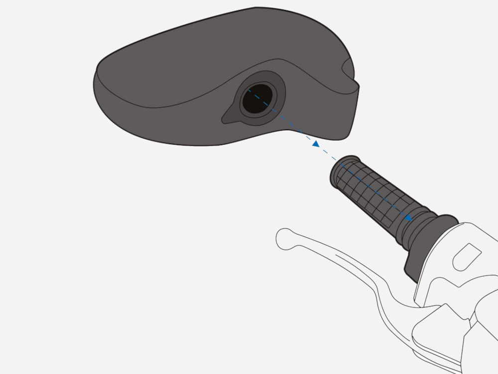 ΚΑΛΥΜΜΑΤΑ ΧΕΡΙΩΝ ΧΟΥΦΤΕΣ COURIER MUFFS OXFORD 